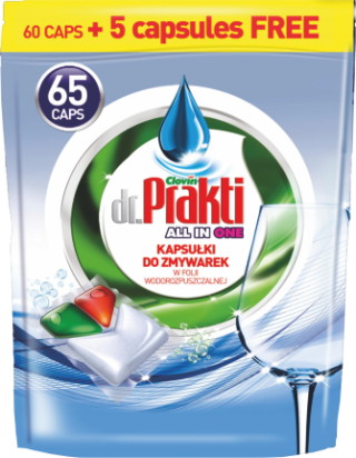 DR.PRACTI KAPSUŁKI DO ZMYWARKI A'65